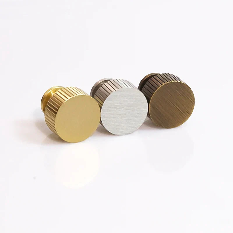 Gold Bronze Nickel Brass Cabinet Handles – Modern Drawer Knobs and T-Bars for Kitchen Cupboards knob