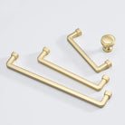 Modern European Gold and Gray Cabinet Handles - Zinc Alloy Drawer Knobs and Door Pulls for Furniture Handles