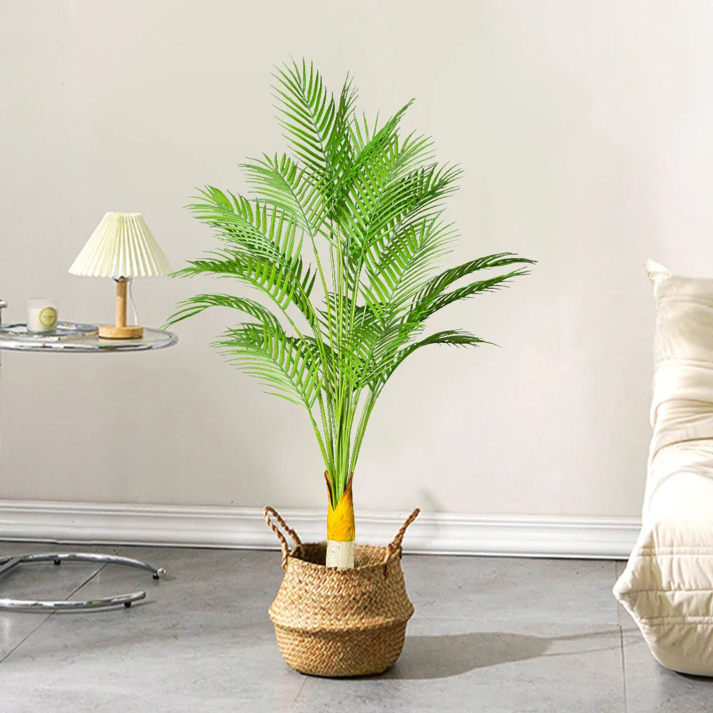 Dlight Decor 120cm Tall Palm Tree Branch with Coconut Leaves for Home and Office Decor