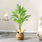 Dlight Decor 120cm Tall Palm Tree Branch with Coconut Leaves for Home and Office Decor