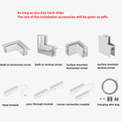 Modern Magnetic Track Lights - Embedded LED Spotlight Downlight ceiling light