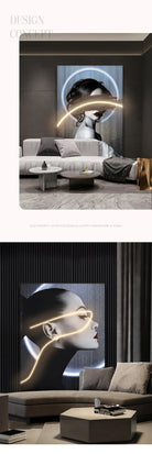 Dlight Decor Ceramic Art Wall Lamp for Interiors Wall Art