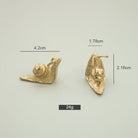 Luxury Brass Solid Handle Pure Copper Animal Shape High-grade Gold Wardrobe Dresser Drawer Cabinet Pulls Furniture