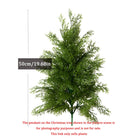 Dlight Decor 50cm Christmas Pine Tree with Realistic Cedar Branch L 50cm