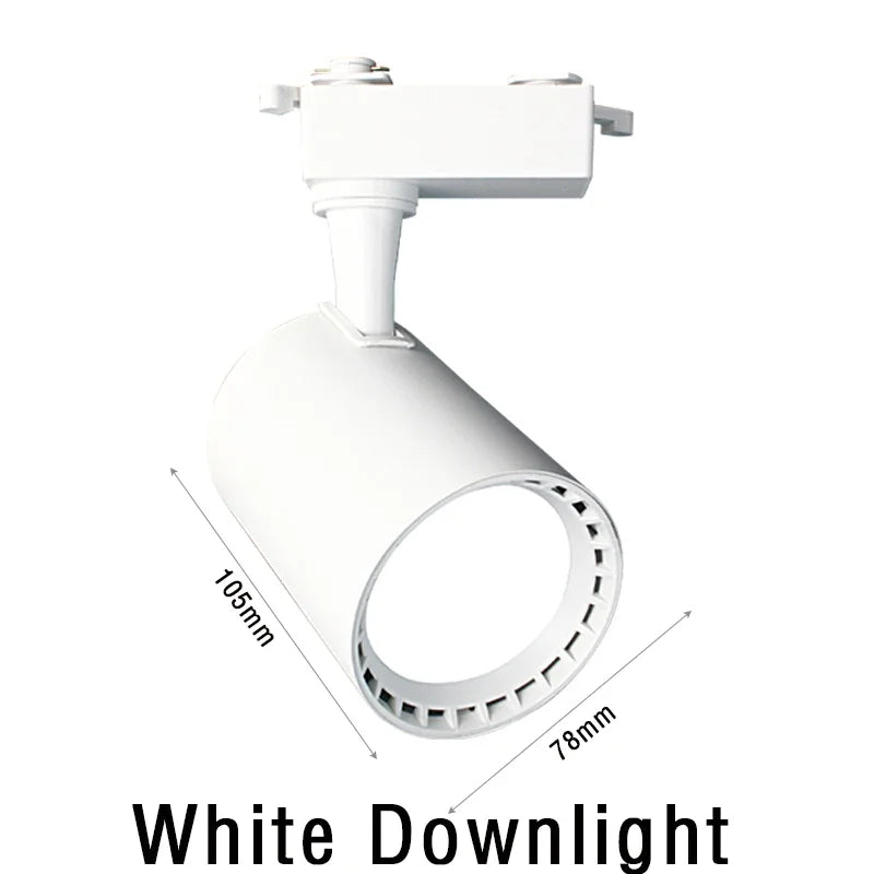 RGB LED Track Light - 16 Colors Stage Lighting Fixture for Neon Bar and KTV Decor Rail mounted 2 / 15W ceiling light