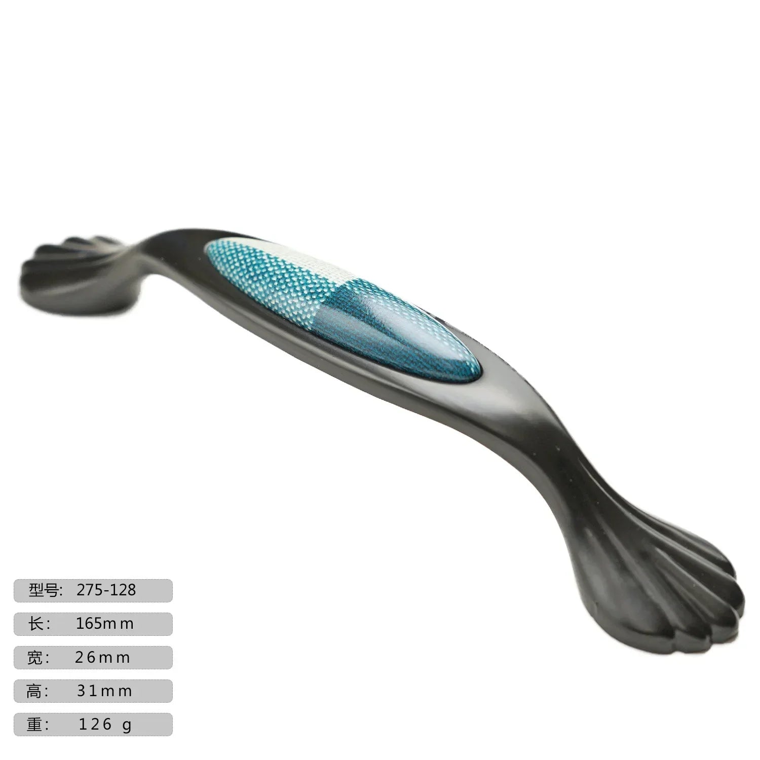 Precision Ceramic Cabinet Handles – American Style Plaid Knobs for Wardrobes and Kitchen Furniture 275 Handles