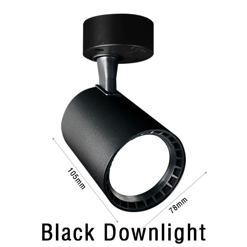 RGB LED Track Light - 16 Colors Stage Lighting Fixture for Neon Bar and KTV Decor Ceiling mounted 1 / 15W ceiling light