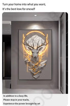 Dlight Decor Reindeer Wall Glow for Luxe Entry Spaces Wall Art