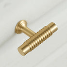 Textured Brass Handles – Golden Cabinet Pulls and Wardrobe Bar Handles (50mm-300mm) Handles
