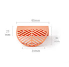 Leaf Shape Brass Handles – Hidden Knobs for Furniture Drawer Dresser and Wardrobe TS-3001-P60 Knob