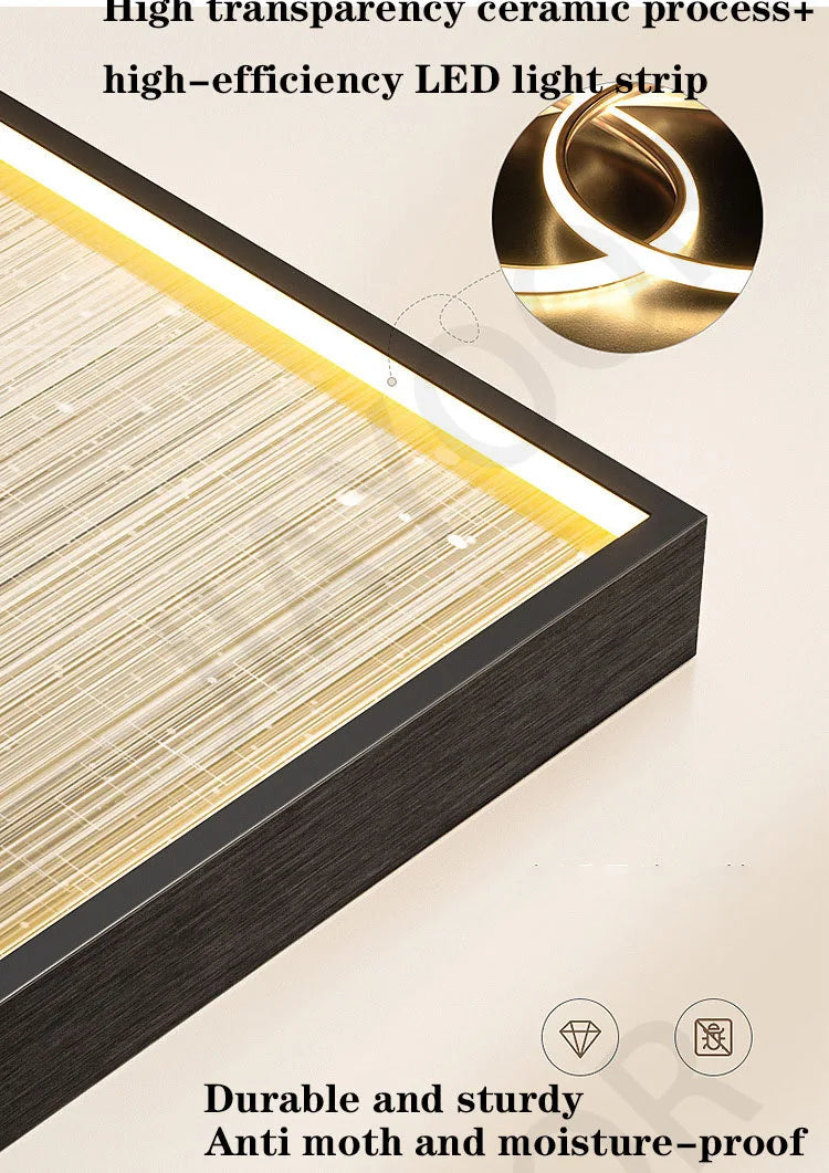 Dlight Decor Crystal Porcelain LED Wall Mural Light Wall Art