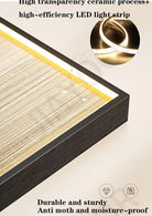 Dlight Decor Wall Clock Lamp with Crystal Glow Wall Art