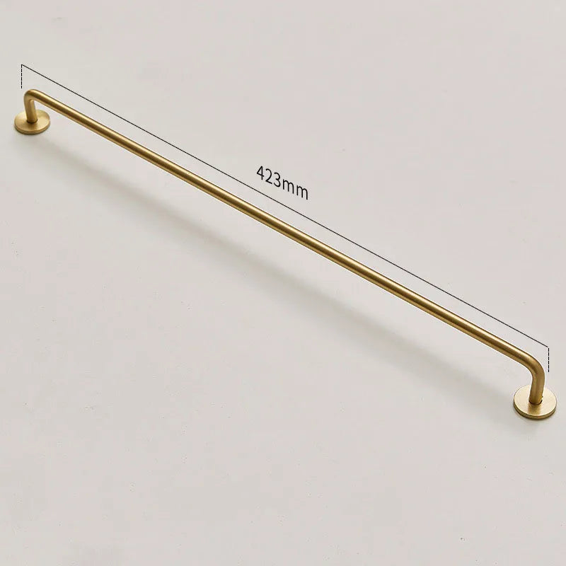 Modern Brass Furniture Bar Handles – Stylish Cabinet Pulls and Towel Bars (7mm Solid Brass) 2007-B423 Handles