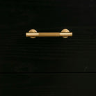 Gold Brass Vertical Linear Cabinet Handles – American-Style Wardrobe and Bar Pulls Handles