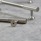 Solid Brass Vertical Linear Cabinet Knobs – Long Drawer Handles for Kitchen Wardrobe and Wooden Doors Handles