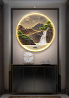 Dlight Decor Luxury Glow Round Wall Light for Interiors Wall Art