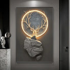 Dlight Decor Reindeer Wall Glow for Luxe Entry Spaces Wall Art