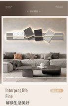 Dlight Decor Artistic Wood Crystal Wall Glow Light Wall Art