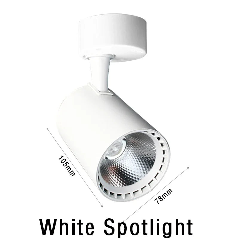 RGB LED Track Light - 16 Colors Stage Lighting Fixture for Neon Bar and KTV Decor Ceiling mounted 3 / 7W ceiling light