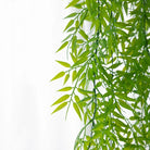 Dlight Decor 105cm Hanging Bamboo Leaf Vine for Garden and Home Wall Decor