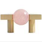 Solid Brass Acrylic Cabinet Handles and Knobs – Elegant Pulls for Drawers Dressers and Bathroom Furniture Knobs