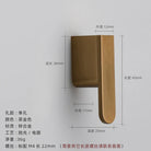 Luxury Zinc Alloy Cabinet Handles - Modern Drawer Pulls for Wardrobes Closets and Furniture Coffee Handles