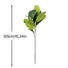 Dlight Decor 113cm Tropical Ficus Tree with Rubber Style Leaves