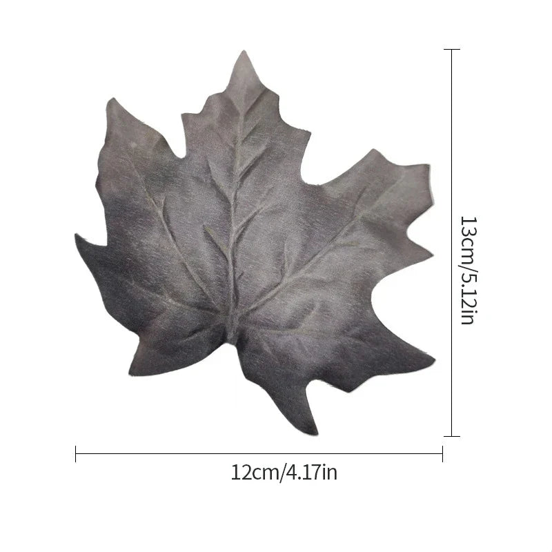Dlight Decor 12pcs Autumn Maple Leaves for Christmas and Seasonal Decor D2