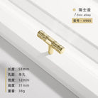 Creative T-Bar Cabinet Handles - Modern Zinc Alloy Pulls for Kitchen and Furniture Bright gold T Handles