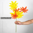 Dlight Decor 77cm Autumn Maple Leaf Branch for Fall Display 65cm Mix color