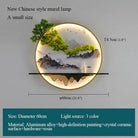 Dlight Decor Chinese Landscape LED Wall Glow Style A D60cm / 220V / CHINA|3 colors Wall Art