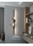 Dlight Decor Black Modern LED Wall Light Fixture