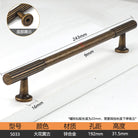 Antique Bronze Cupboard Door Handles – Retro Furniture Pulls 5033 192mm