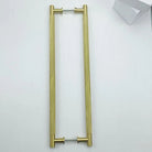 52cm Brass Knurled Door Handle – Gold Sliding Glass Door Pulls for Store Barn and Shower Room Handles