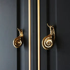 Brass Snail-Shaped Drawer Handle – Cabinet Wardrobe and Dresser Pulls Knobs