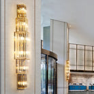 Victoria - Large Crystal Wall Light For Living Room Hall Bedroom Loft Indoor Home Hotel Villa