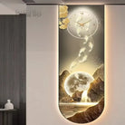 Dlight Decor Luminous Wall Clock with Elegant Glow A / 34x100cm Wall Art