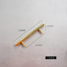 Nordic Handmade Brass Hammered Cabinet Handles – High-End Pulls for Drawers Wardrobes and Kitchen Furniture Hammer