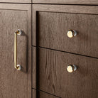 Modern Double-Color Cabinet Handles - Zinc Alloy Drawer Pulls for Cupboards and Furniture Handles