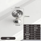 Modern Zinc Alloy Drawer Knobs - Single Hole Cabinet Handles for Dresser and Shoe Cabinets G 1 Knobs