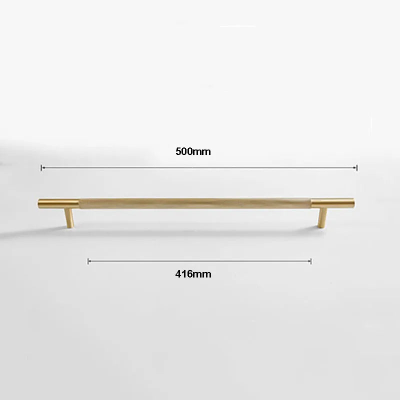 Cutting Diamond Knurled Brass Cabinet Handles – Textured Wardrobe Pulls and Drawer Knobs BB 500mm length Handles