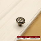 Retro Bronze Cabinet Handles - Antique Metal Kitchen Door Pulls and Wardrobe Knobs 128mm 2808-Large Handles