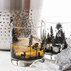 Dlight Decor 300ml Forest Animal Whiskey Glass for Nature Lovers 1pcs / 300ml