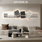 Dlight Decor Artistic Wood Crystal Wall Glow Light B / H150CM-W41CM / NON dimm warm light|UK Plug Wall Art