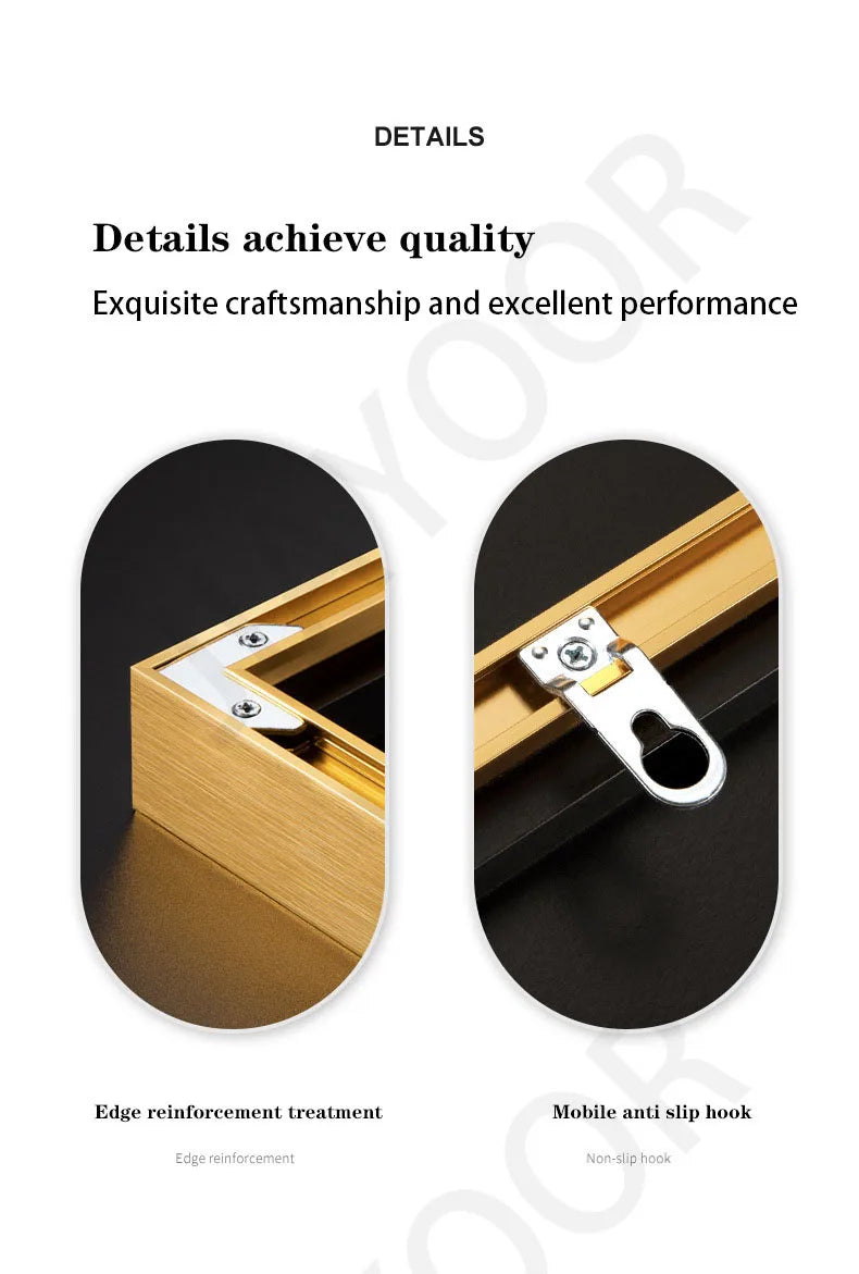 Dlight Decor Artistic Wood Crystal Wall Glow Light Wall Art