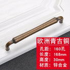 Antique Bronze Cabinet Handles - Retro Drawer Pulls Vintage Zinc Alloy Kitchen Hardware for Furniture Dresser and
