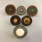 Handmade Wood and Alloy Cabinet Handles – Artistic Drawer and Furniture Knobs for Home Decor Knobs