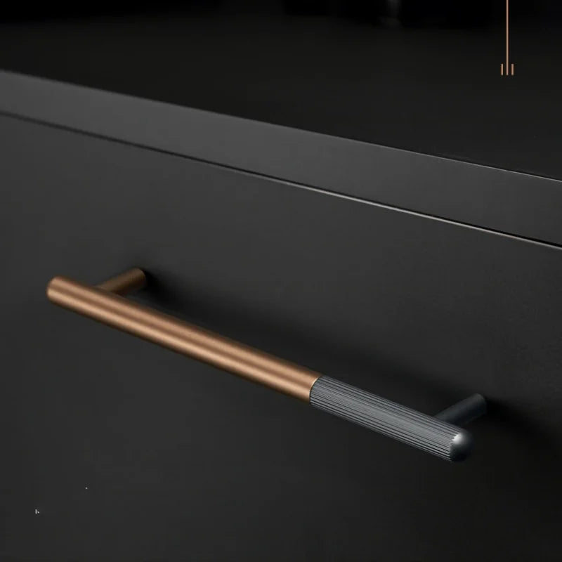 Dual tone Long Kitchen Cabinet Handles – Multicolor Wardrobe and Drawer Knobs Handles