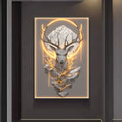 Dlight Decor Reindeer Wall Glow for Luxe Entry Spaces Wall Art