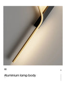 Dlight Decor Black Modern LED Wall Light Fixture